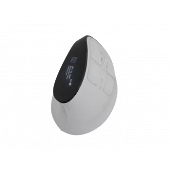 Vertikālā bezvadu pele NATEC Euphonie Pro Bluetooth 5.0, 4000 DPI, Programmējama, Klusa, Balta