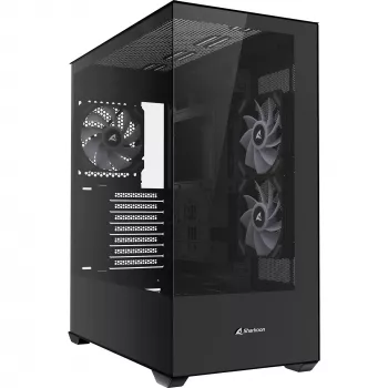 PC korpuss Sharkoon SK6 ARGB Tower ATX Melns