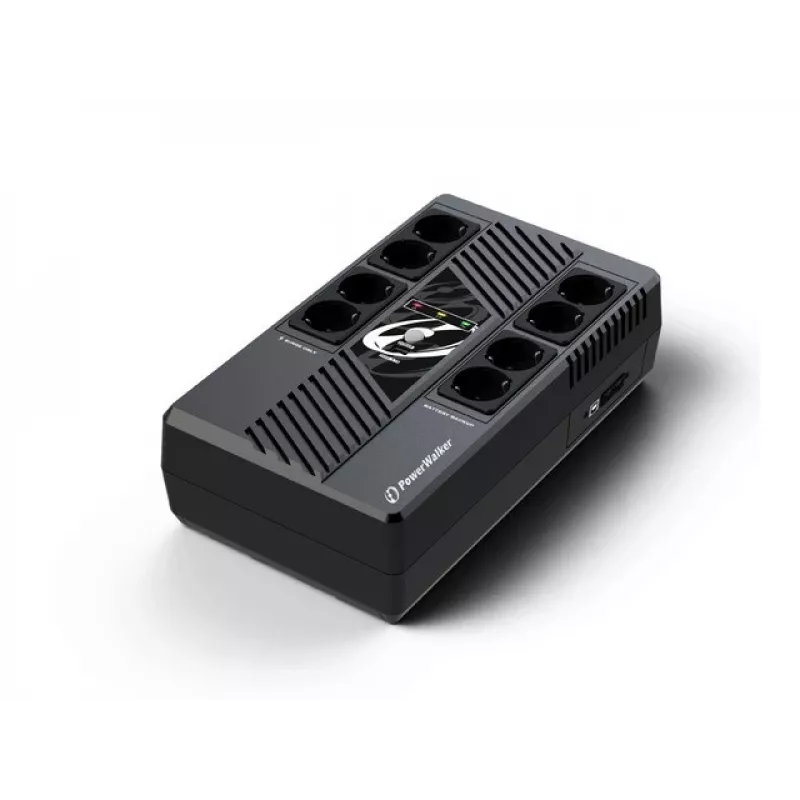 PowerWalker VI 600 MS FR UPS līnijas interaktīvais 0.6 kVA 360 W 8 AC kontaktligzdas