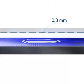 3MK FlexibleGlass Pro rūdīts elastīgs ekrāna aizsargs Apple iPhone 15 — caurspīdīgs, pret skrāpējumiem izturīgs