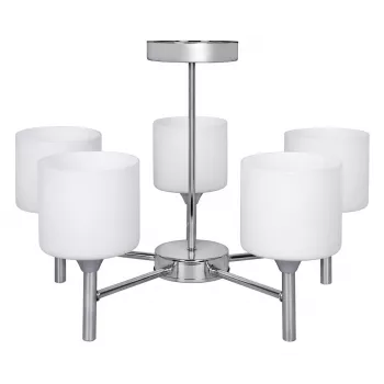 Klasiskā lustra piekaramā griestu lampa Activejet MIRA Chrome 5xE27 dzīvojamai istabai