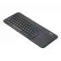 Logitech Wireless Touch Keyboard K400 Plus - bezvadu tastatūra - 2.4 GHz - čehu - melna