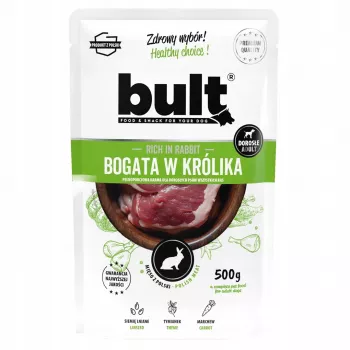 BULT Rabbit-Rich Meat Pouch mitrā suņu barība 500g