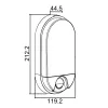 LED lampa MACLEAN MCE340G 15W 1100 lm — āra apgaismojums
