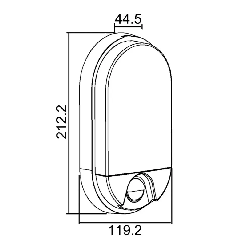 LED lampa MACLEAN MCE340G 15W 1100 lm — āra apgaismojums