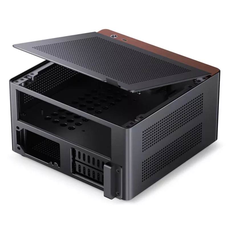 Jonsbo NV10 datora korpuss, mini korpuss, ITX - Melns
