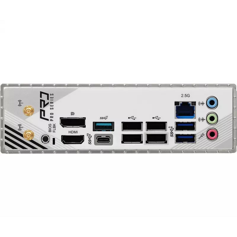 Mātesplate ASRock B850M Pro RS WiFi — AMD B850, Socket AM5, microATX, DDR5, 4 DIMM, 256GB, Wi‑Fi 6E, 2.5Gb LAN, 3x M.2