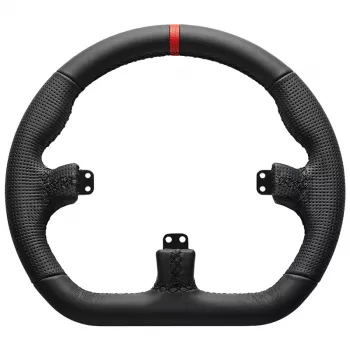 Asetek SimSports GT Stūre - Slēgts D, āda - melna