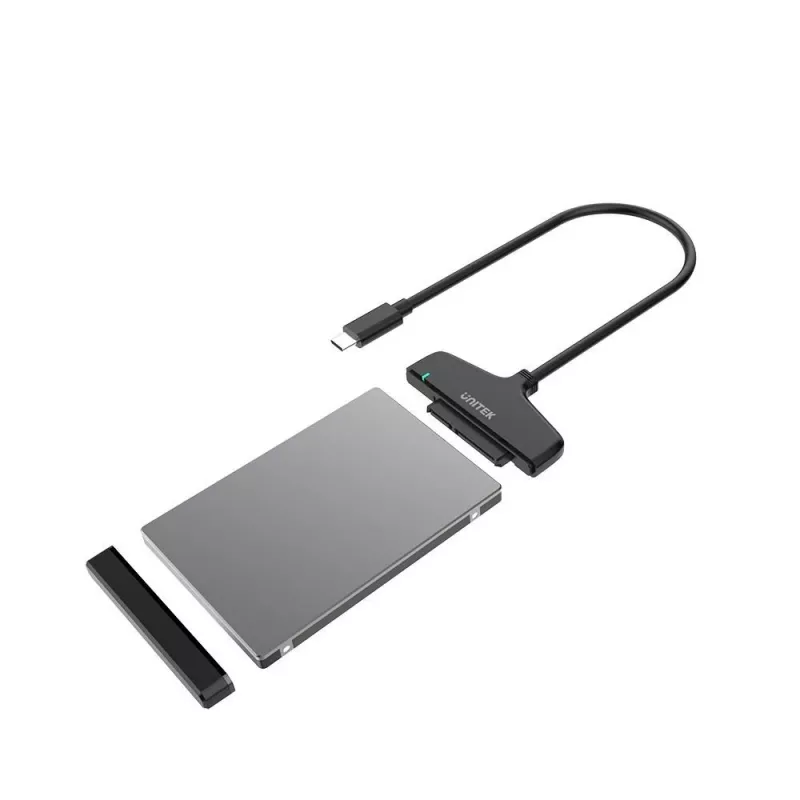UNITEK Y-1096A USB-C uz SATA III adapteris 2,5 collu HDD/SSD diskiem