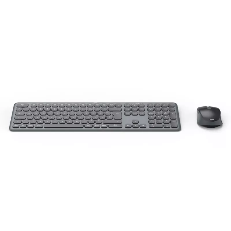 Daudz ierīču bezvadu tastatūras un peles komplekts melns HAMA