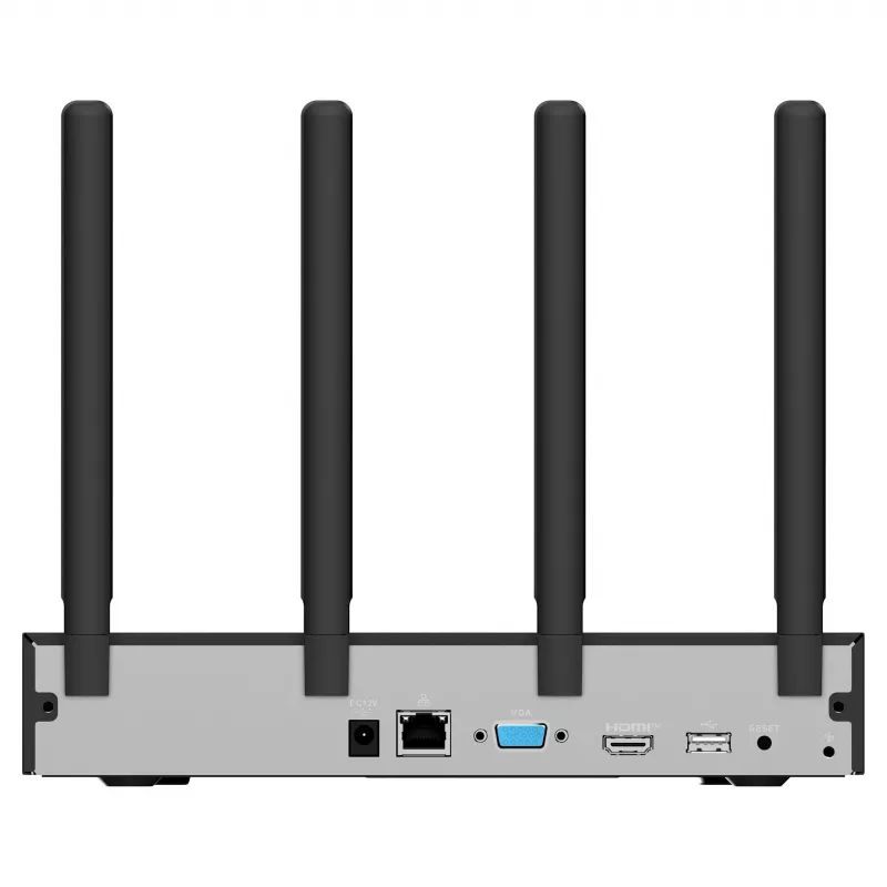 Tīkla video ierakstītājs IMOU N118W Melns — 18 kanāli, 4 kanālu atskaņošana, 3840×2160 maks., divjoslu Wi-Fi, SATA līdz 16 TB