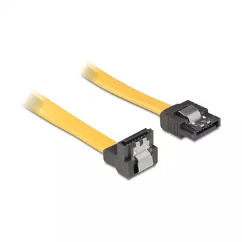 SATA kabelis DeLOCK 82469 0.1m Dzeltens