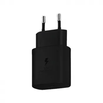 Lādētājs Samsung EP-TA800N iekštelpu maiņstrāvas USB-C 25 W universāls melns