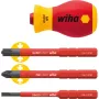 Wiha SB28310101 VDE īss skrūvgrieža rokturis, satvēriena diametrs 34 mm, izolēts