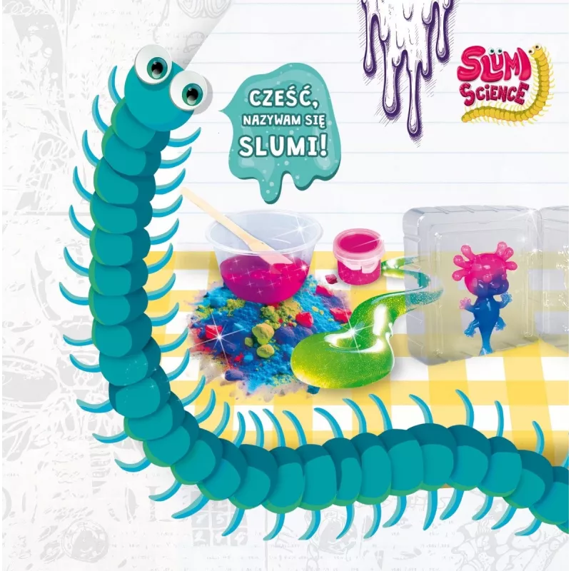 Rokas saspiedējs Liscianigiochi Slumi Science Axolotl 304-PL110322 izglītojošai rotaļai