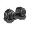 Pielāgojams čuguna hantelis Rebel RBA-2303 — līdz 24 kg, melns, viengabala