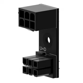 Singularity 6-Pin PCIe 180° Adapter U+D GPU/PCIe barošanas kabeļiem (SC-A-PCIE6-UD)