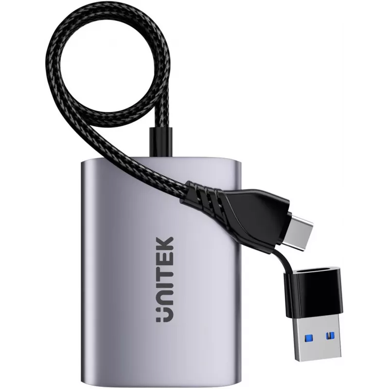 USB-C / USB-A uz 2× HDMI MST FullHD adapteris Unitek V1427A01