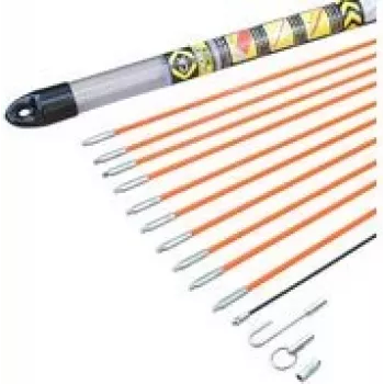 Kabeļu vilkšanas stieņu piederumu komplekts c.k tools T5440, 7 detaļas, elastīga vadības galva un adapteri