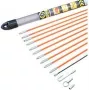 Kabeļu vilkšanas stieņu piederumu komplekts c.k tools T5440, 7 detaļas, elastīga vadības galva un adapteri