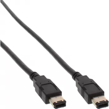 InLine FireWire 400 1394 kabelis 6 kontaktu tēviņš / tēviņš 5 m