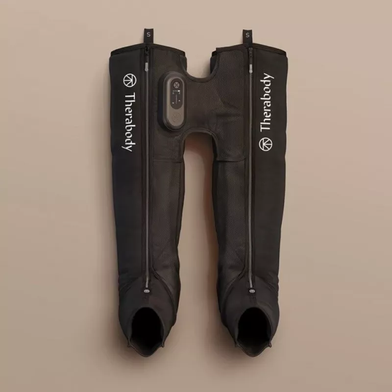 Therabody RecoveryAir JetBoots Prime, izmērs S, melni