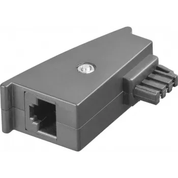 Goobay TAE Adapter, TAE-F-Spraudnis > RJ45-Ligzda (8P2C), Pelēks (45736)