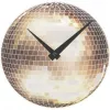 NeXtime klok 5172 Little Disco, Ø20 cm, sienas, sudrabs