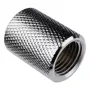 Alphacool HF 17047 mufte ar divām G1/4 iekšējām vītnēm, misiņa, hromēta