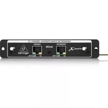 Paplašinājuma karte Behringer X-DANTE X32 — Dante tīkla audio 32 kanāli