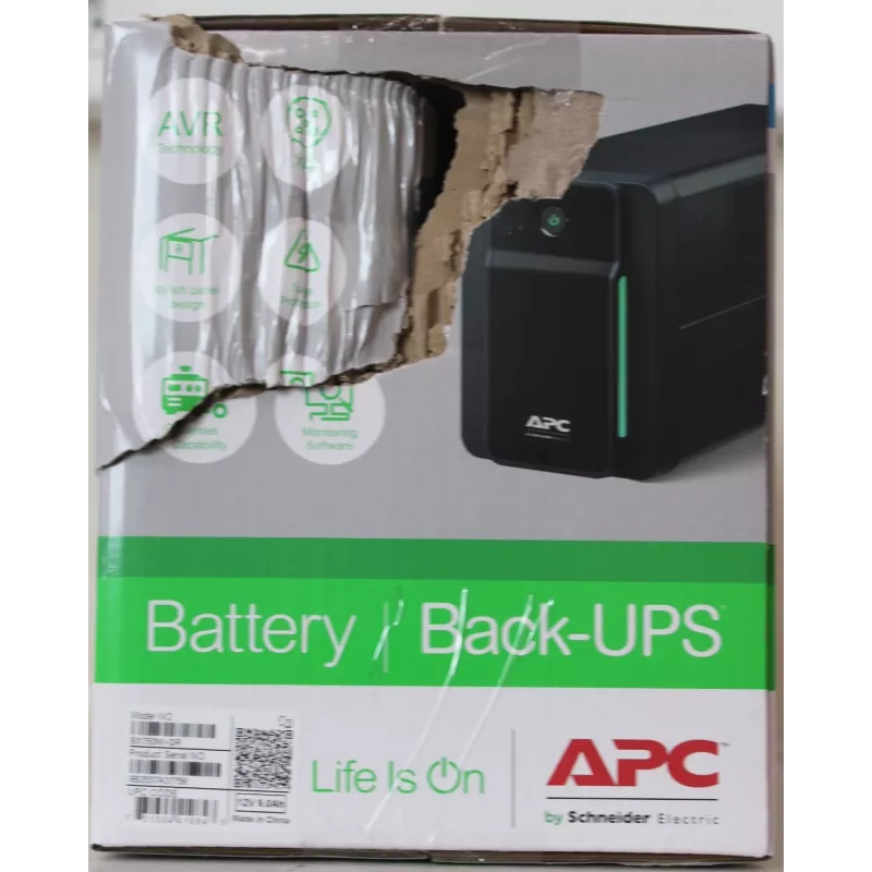 Nepārtrauktās barošanas avots Schneider Electric APC Back-UPS BX750MI-GR — 750 VA, 410 W, Line-Interactive, iebūvēts akumulators