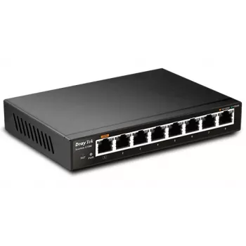 Nepārvaldīts L2 Gigabit Ethernet slēdzis DrayTek VigorSwitch G1080 melns