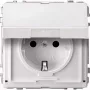 Merten MEG2310-7219 kontaktligzda CEE 7/3 balta 250 V 16 A