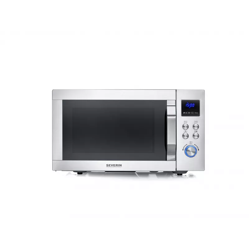 Kombinētā mikroviļņu krāsns SEVERIN MW 7918, 25 L, 900 W, LED displejs, sudraba