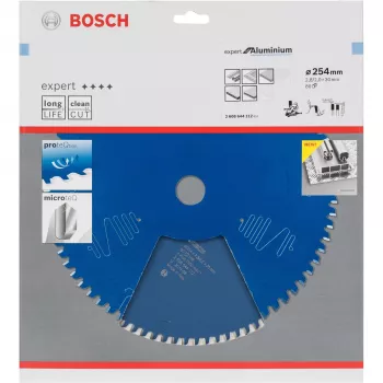 Zāģa disks alumīnijam Bosch 2 608 644 112 254 mm