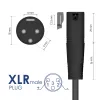 Akyga AK-EV-13 lādētājs 36 V elektrovelosipēdiem, 42 V / 4 A 168 W, 3 kontaktu XLR (M), 1 m