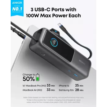 Pārnēsājams barošanas bloks Anker A1695H11 25000 mAh