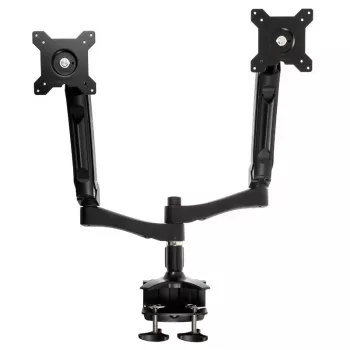 Pamatne diviem monitoriem SilverStone SST-ARM22BC - melna