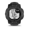 Garmin Instinct 3 Solar Tactical Edition 50 mm viedais pulkstenis, melns, ar silikona siksniņu