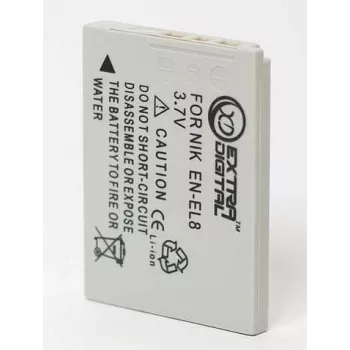 Papildu akumulators Nikon EN-EL8 3.7V 1050mAh