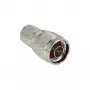 Koaksiālais savienotājs DELOCK 88857 RP-TNC, niķelēti kontakti, sudraba krāsa, 20×20×37.3 mm