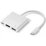 Renkforce RF-4366444 USB 3.2 Gen 1 Type-C centrmezgls balts
