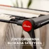 Veļas žāvētājs VILEDA Infinity Flex Ultimate teleskopiskais — melns, pārklāts alumīnijs, 30 m žāvēšanas vieta, salokāms, ar riteņiem