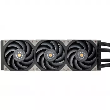 Radiators SILVERSTONE SST-XE360PDD 360mm ūdens dzesēšanai, Melns/Sudrabs