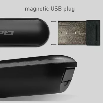 Lāzera rādītājs prezentācijām 4in1 USB 3.0 2.4GHz 30m