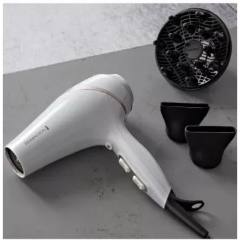 Fēns Remington AC8901 HYDRAlux 2300 W 3 temperatūras režīmi Jonu funkcija Difuzors Balts