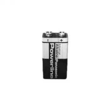 Panasonic Battery Powerline 9V bloks kartons (12x1=12gab.) (6LR61AD/B)