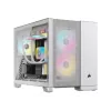 Corsair 2500D AIRFLOW Micro ATX Divkameru PC korpuss – Balts CC-9011264-WW