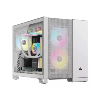 Corsair 2500D AIRFLOW Micro ATX Divkameru PC korpuss – Balts CC-9011264-WW