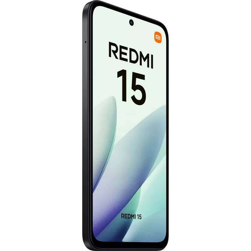 Xiaomi Redmi 15 17.5 cm (6.9) hibrīds Dual SIM 4G USB Type-C 6 GB 128 GB 7000 mAh Melns